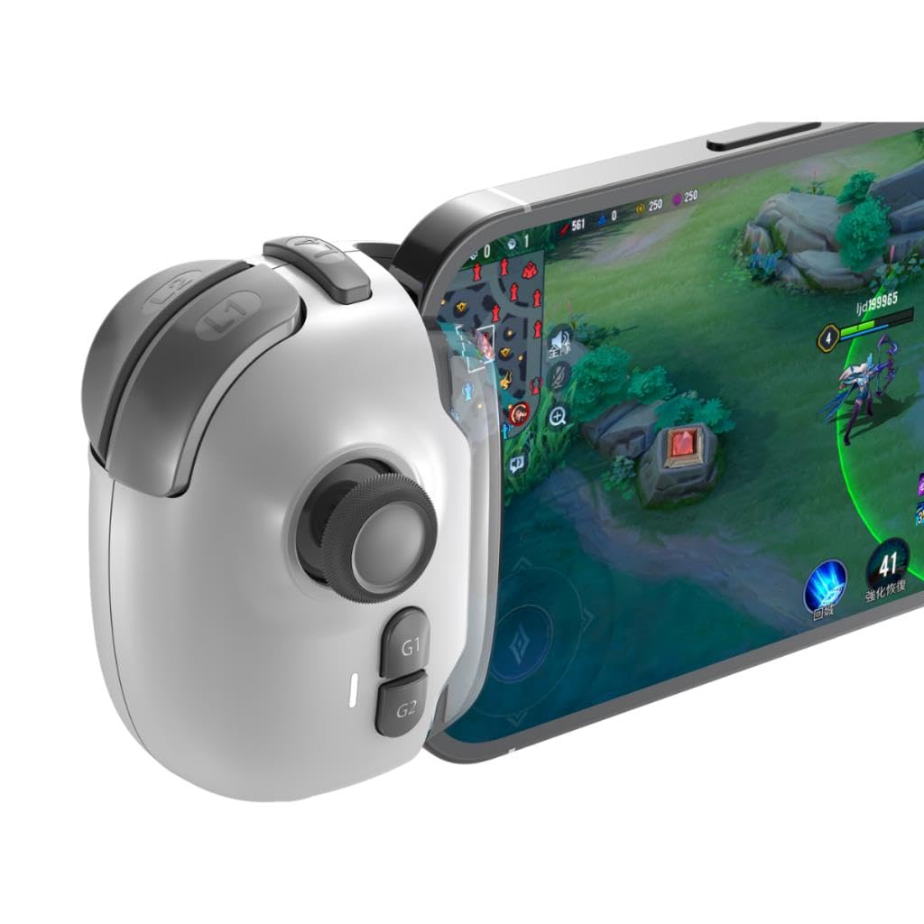 Coofbe Profesyonel 400Mah Type-C Girişli Mobil Oyun Kolu Telefon Joystick Telefon Ateş Tetik Gamepad Joystick
