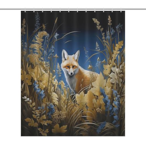 Rideau de douche de haute qualité en polyester lavable et imperméable avec ses 12 crochets