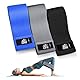 CFX Resistance Hip Bands, Fitnessbänder Set Yogagurt in 3 Zugkraftstärken Trainingsband Yogaband ALS Widerstand und Unterstützung fürs Beintraining, Krafttraining und Klimmzüge