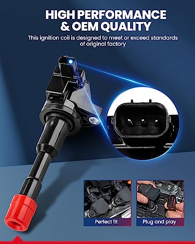 Image of KAX Ignition Coil Pack Fit for Honda Civic 2003-2011 1.3L UF374