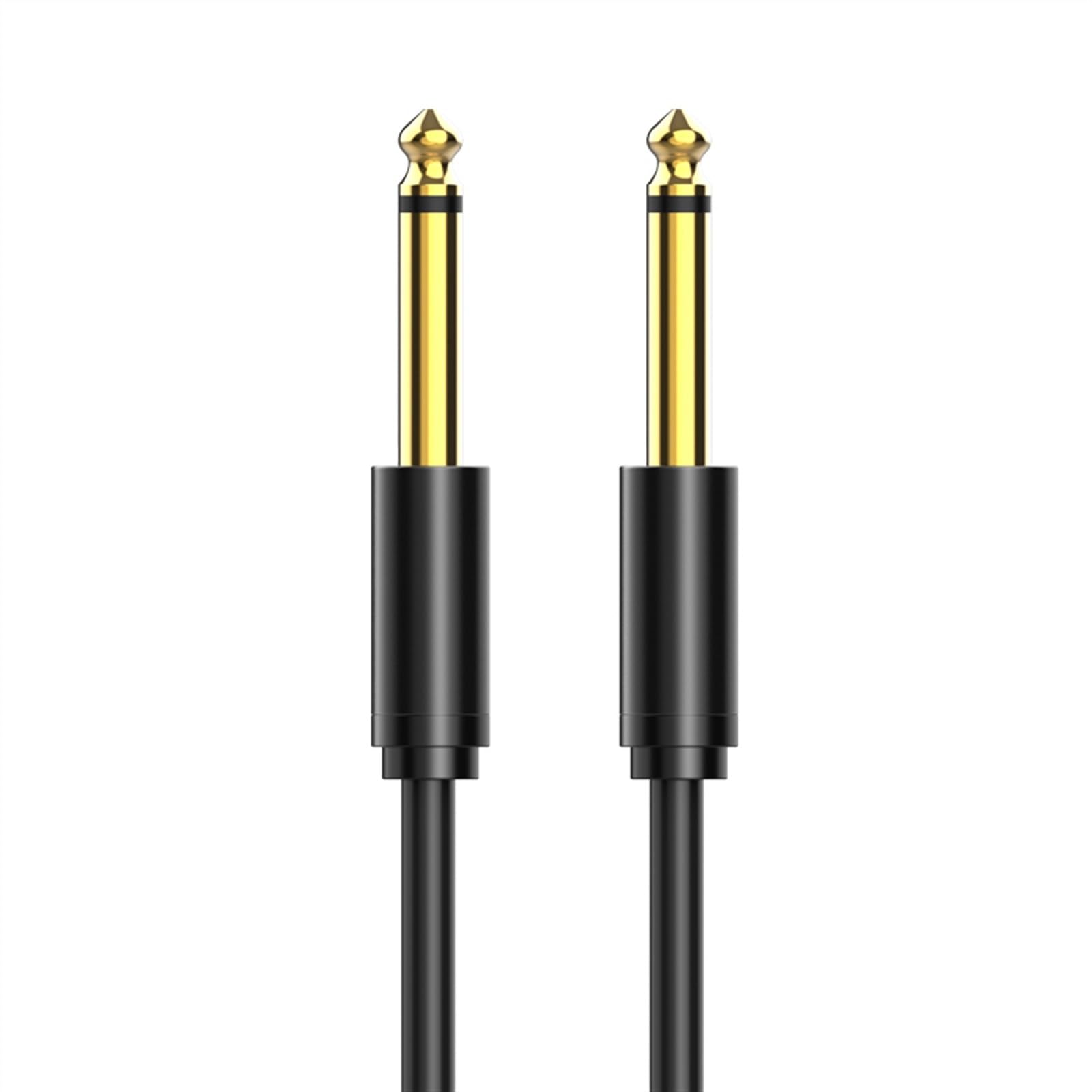 Cavo audio per chitarra Cavo audio for chitarra da 6,35 mm maschio a, nylon intrecciato placcato oro, lunghezze multiple(15m)