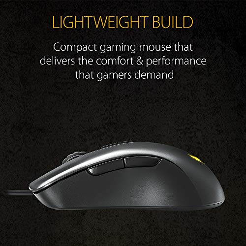 TUF Gaming M3 Mouse USB, Sensore Ottico 7.000 DPI, 7 Tasti Programmabili, Illuminazione Aura Sync RGB, Ergonomico, Leggero, Switch Resistenti, Memoria Interna, Nero - Mouse gaming - Immagine 1