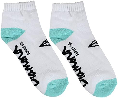 Diamond Supply CO Skateboard Socks Low White/Blue (One Pair)