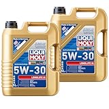 LIQUI MOLY Aceite de motor 5W-30 Longlife III Aceite sintetico aceite ACEA C3 API SN API CF 5L Compatible con VW Polo V Hatchback 6R1, 6C1 up! Hatchback 121, 122, BL1, BL2, BL3, 123 GOLF VI 5K1