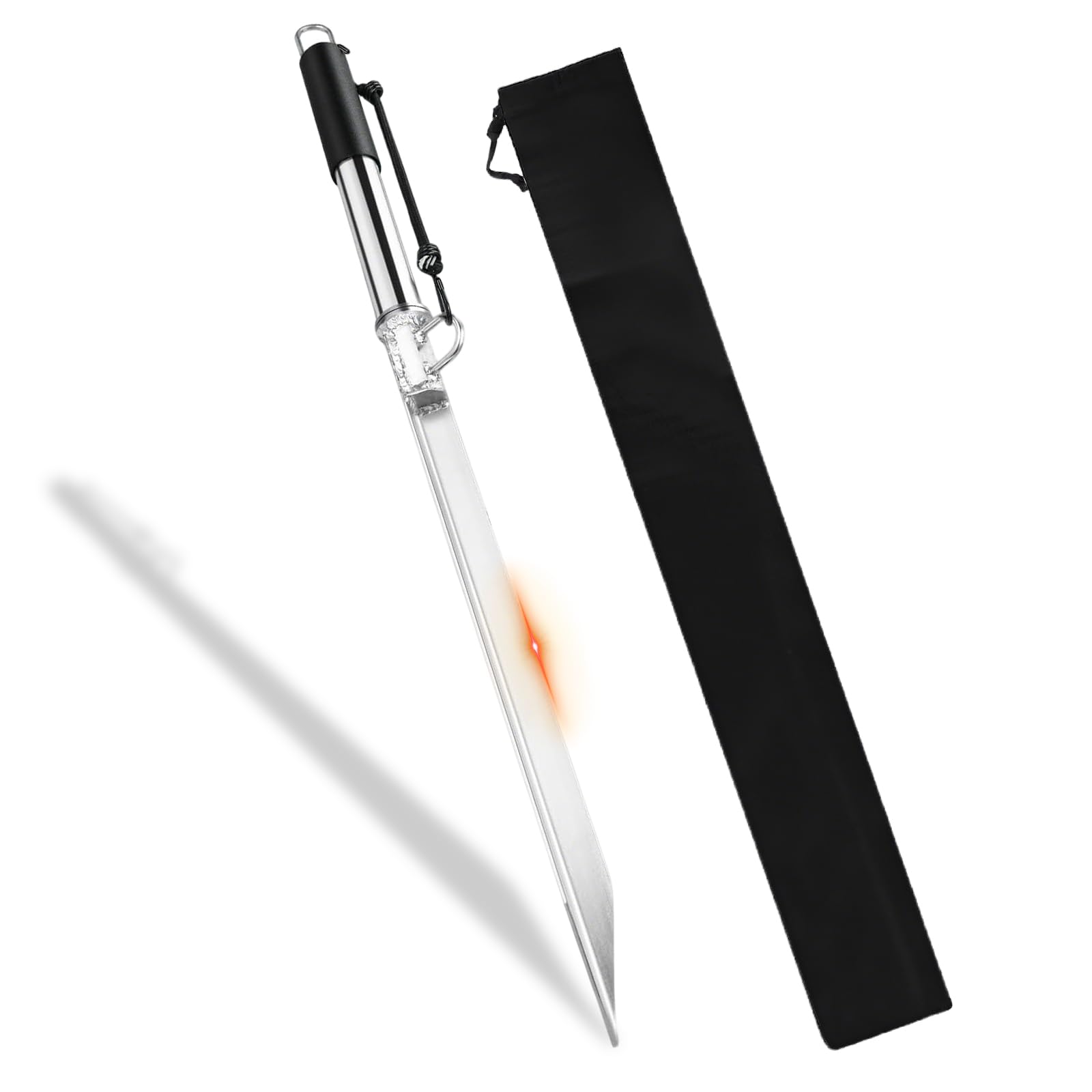 Sand Spike Boat Anchor Pole, Self-Hammering Beach Spike Anchor for Shallow Water Shore, Beach, with Storage Bag, Stainless Steel Beach Anchor for Boats, Jet Ski, Pontoon, Kayak, Canoe