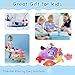 Muiteiur Ocean Sea Stuffed Animals Set,9 Piece Fun Seashell House Plush Set, Soft Educational Toy for Imaginative Play, for Kids Babies