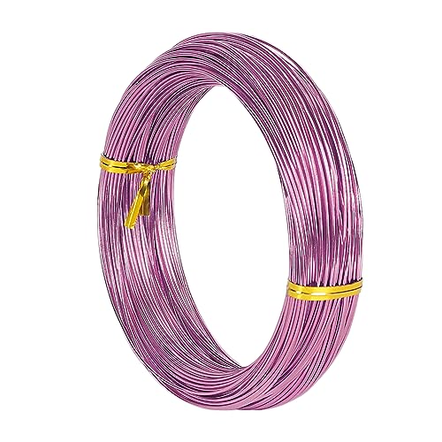 Image of Tenn Well 165ft 18 Gauge Aluminum Wire Light Pink Bendable for Jewelry