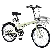Amazon | 折りたたみ自転車 自転車 シマノ6段変速 20インチ 折畳み