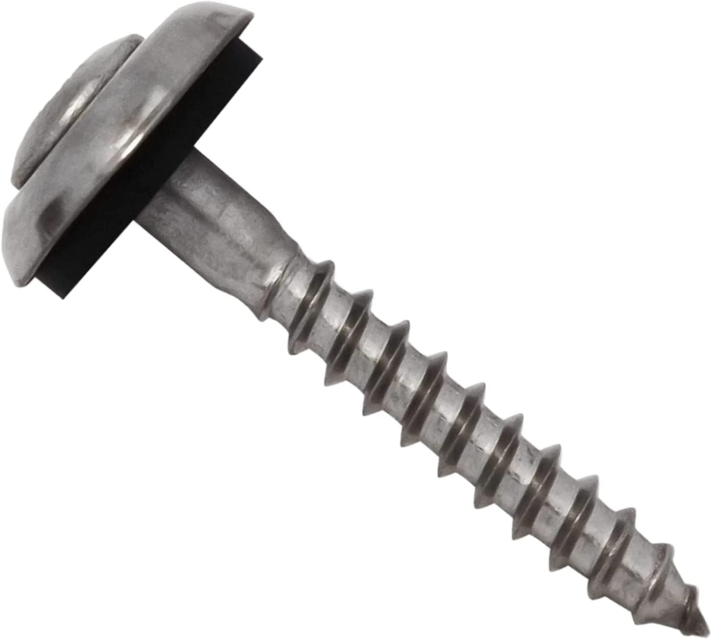 Spenglerschrauben 4,5 x 55mm, 200 Stück mit Kalotten Sinus 76/18, 200 Stück - 400 Teiliges Set - Welldachkonstruktion, Holzkonstruktionen, Carports, mit Wand- Dachelemente oder Überdachungen