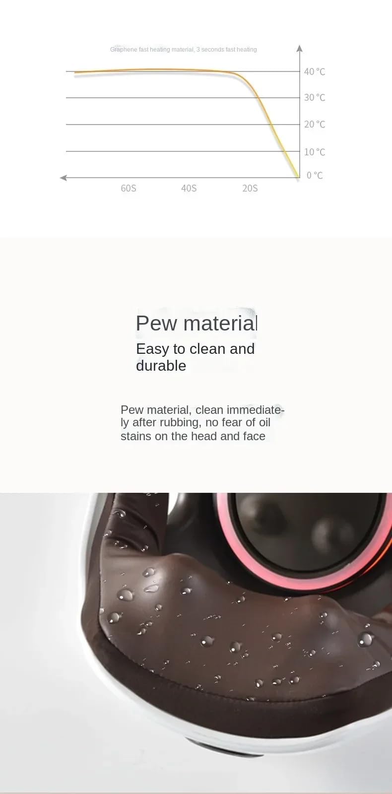 Masajeador inalámbrico Integrado para Cabeza y Ojos, Casco de Masaje para Ojos y Cuello con Calor, amasamiento, compresión de Aire,Alivio del estrés y sueño Profundo