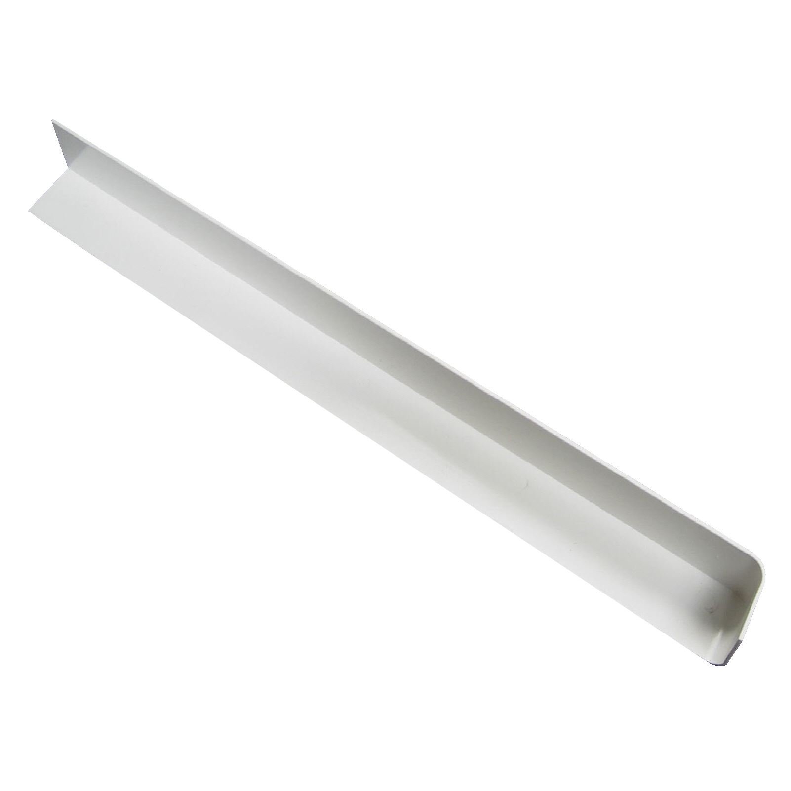 Large Corner Joint Upvc Plastic Fascia Board White 500mm Round Edge