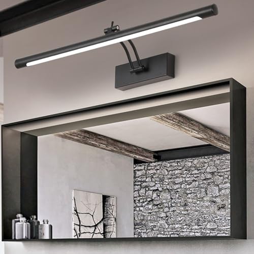 LED aplique de espejos giratorio regulable de 40cm impermeable IP44 4