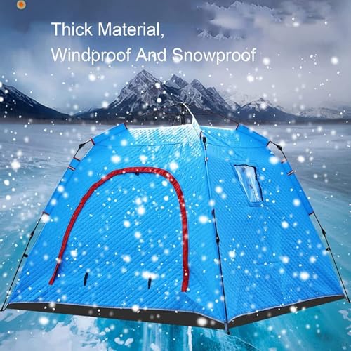 Carpa para pesca en hielo 4 personas impermeable y cálida miniatura 3