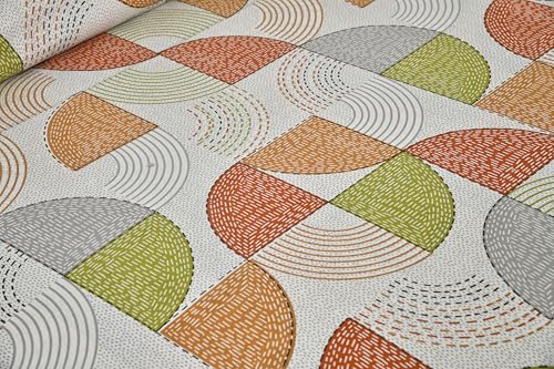 Image of Decor King Size Cotton Bedsheet | 300 TC | 100% Cotton Flatsheet King Size with Two Pillow Covers | (254 * 274 cm, Terracotta Orange)