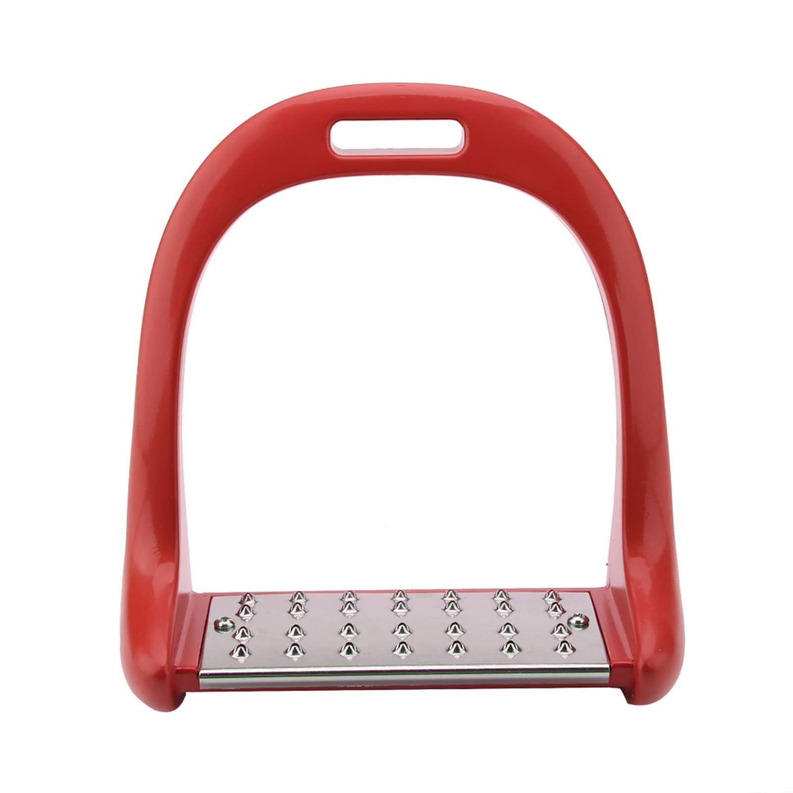 Estribo para equitación con Almohadilla Antideslizante de Acero Inoxidable, Estribo de Silla de Montar de Aluminio para hípica, diseño Duradero y Ligero con 5 Opciones de Color