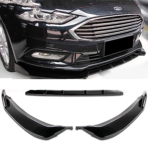 Spoiler de Pare-Chocs Avant pour Ford Mondeo 2017-2022, Ensemble de 3 Pièces avec Mentonnière