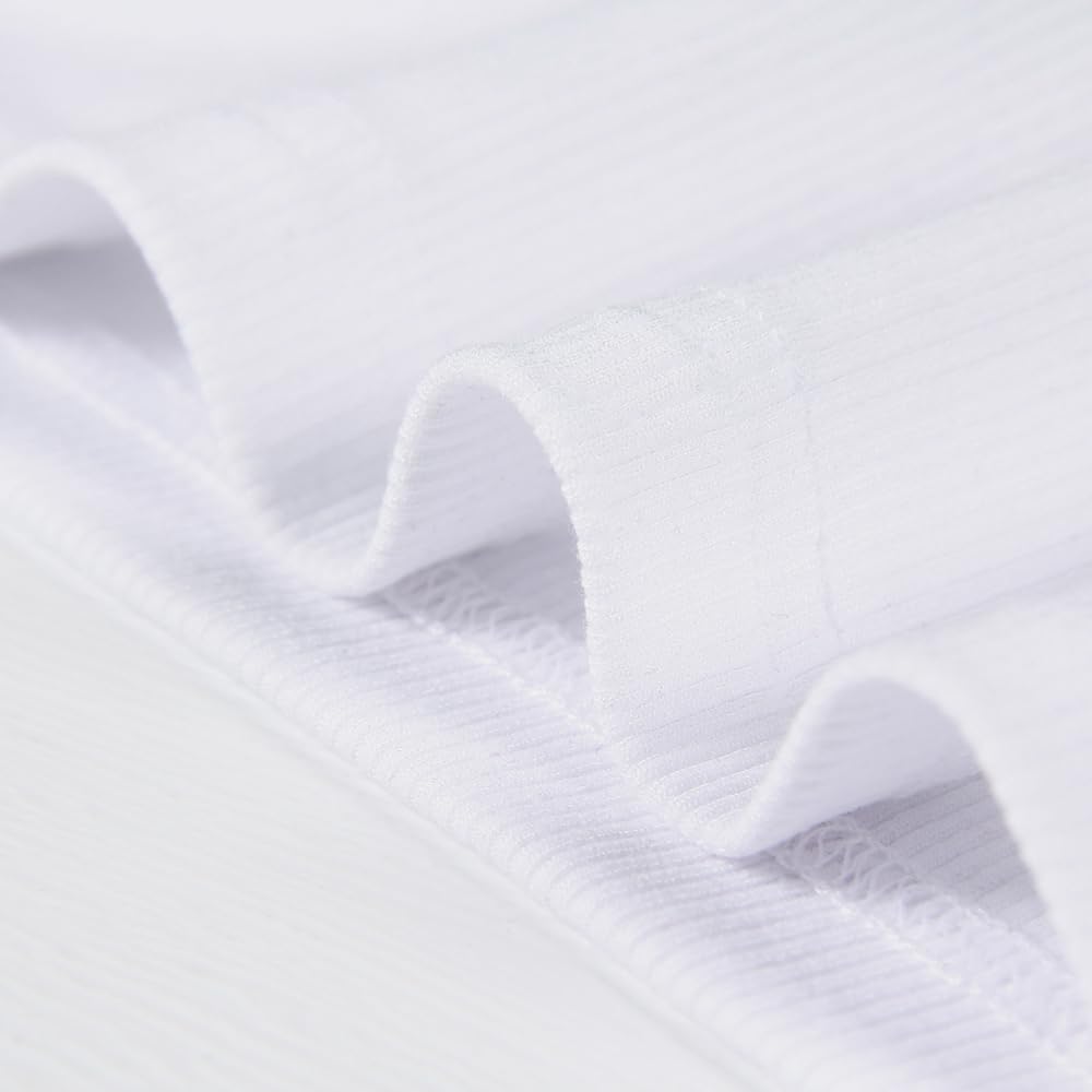 Artfish Women Crew Neck Ribbed Knit Long Sleeve T-Shirt Form Fitting Casual Basic Tops - Image 5