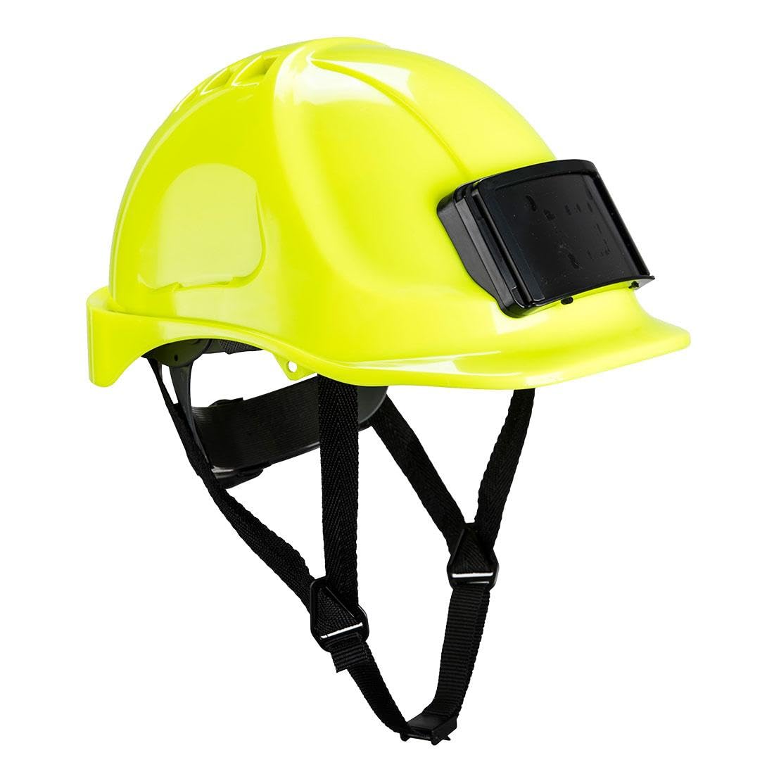 Portwest PB55 Casque Rigide ventilé avec Badge d'identification Jaune