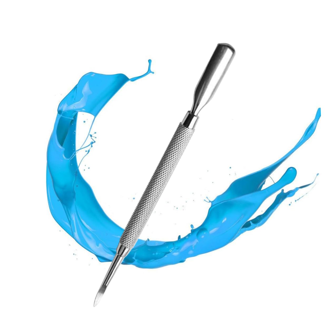 SOESFOUFU Stainless Steel Manicure Tools Set Cuticle Pusher Nail Cuticle Remover and Scoop for Professional or Personal Use