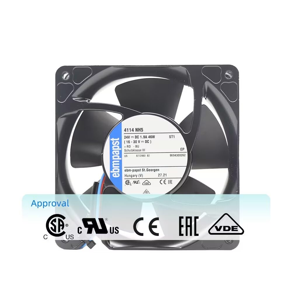 Amazon.com: 4114NH5 ebm-papst DC Axial Compact Fan 4114 NH5 DC