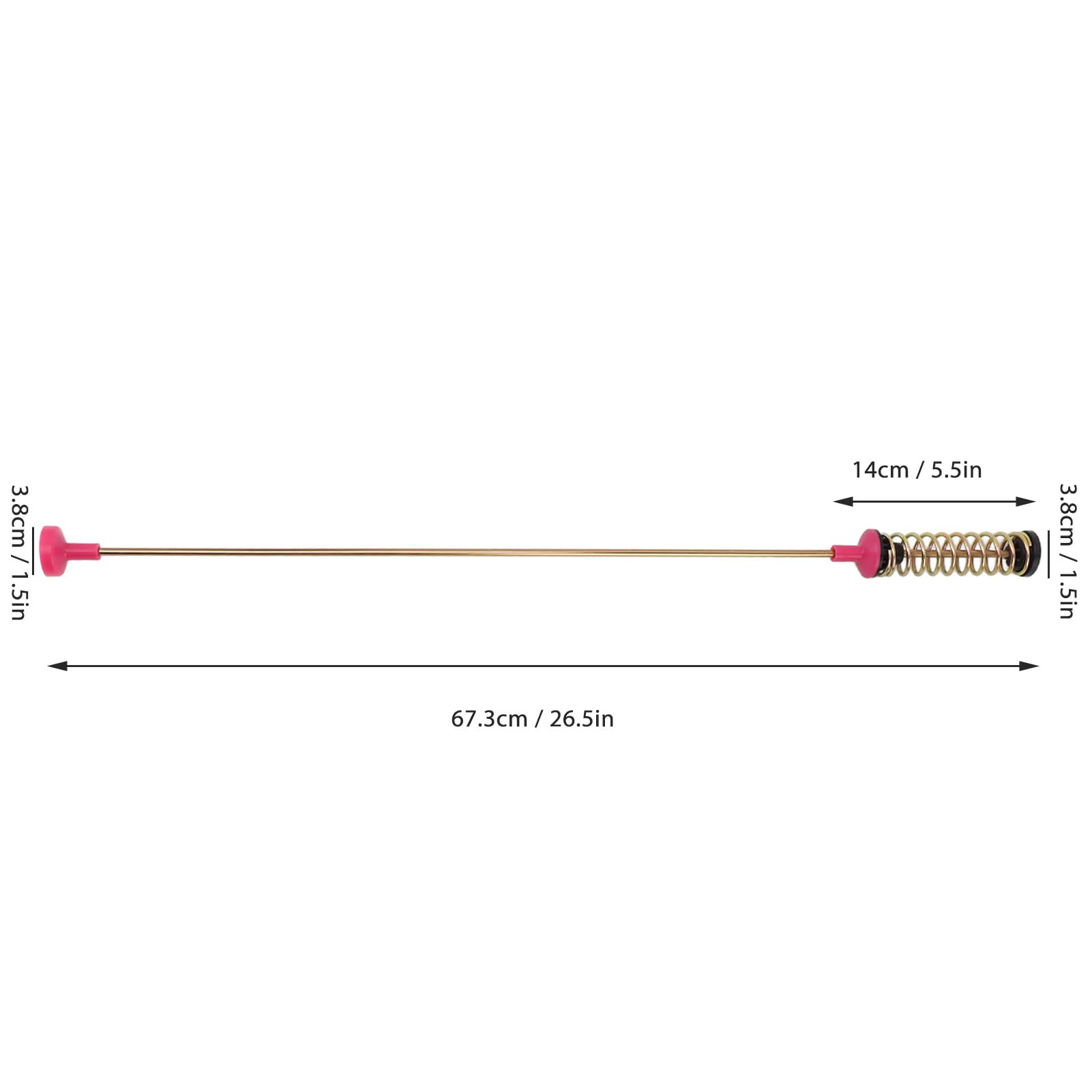 Qcwwy 4 Varillas de Suspensión para Lavadora, Varillas de Soporte Antivibración y Reducción de Ruido para Lavadoras, Fijan el Equilibrio de Vibraciones para Electrodomésticos WA50R5400AV