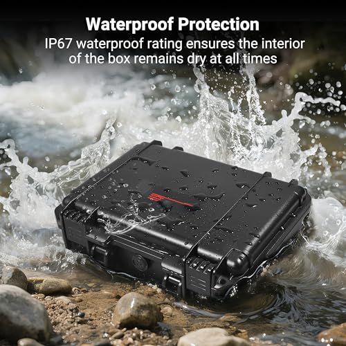 Carrying Case for Insta360 X4 Air/X3 Accessories, Waterproof Hard Case - image 4