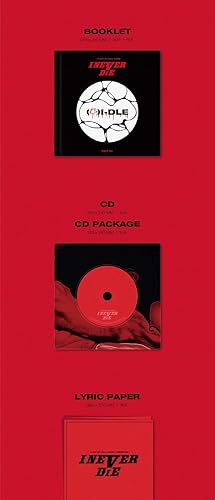 Miniatura 3 de G I-DLE I NEVER DIE 1st Full Album RiSKY Version 1p Poster+80p Booklet+1p Lyric Paper+1ea Sticker+1ea Secret Pocket 2p Photo Evidence 1p