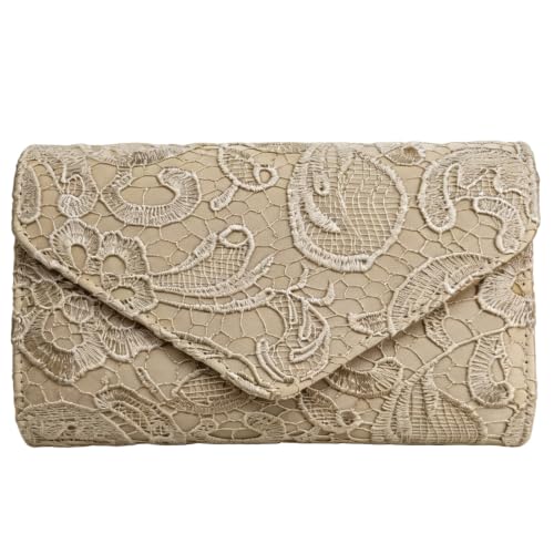 Image of 2026 Lace Embroidered Clutch Dressy Purse Envelope Evening Bag