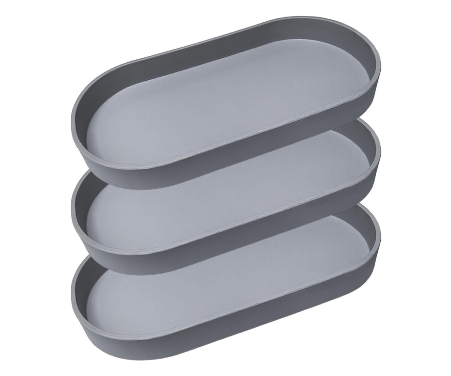 Muiltvoe Green Small Tray (10 inch), Oval Tray for Kitchen Counter, Bathtub Bathroom Vanity Items, Countertop Organizer, Coffee Accessory, Bar, Serving Seasoning, Salt and Pepper, Soap, Perfume.