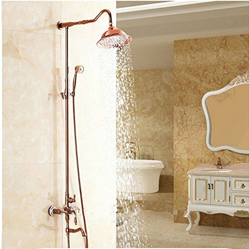 Précipitations douche rose doré Gowe fini les variations eau