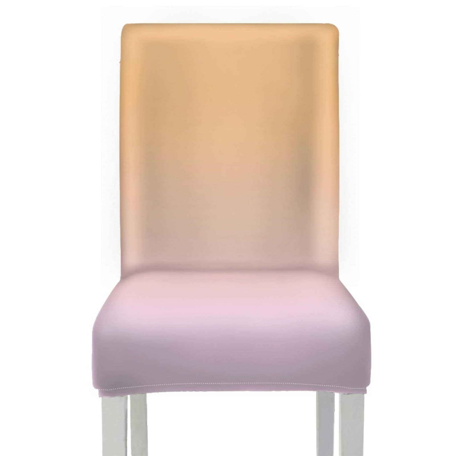 Stuhlüberzieher Orange Rosa Stuhl Überzieher Stuhlhussen 6er Set | Spandex Stuhl Hussen Waschbar Abnehmbare Stretch Hussen für Stühle Langlebig Stuhlbezug Universal für Küche,Restaurant,Hotel
