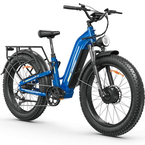 FREESKY Dual Motor Electric Bike for Adults 3500W Fast Ebike