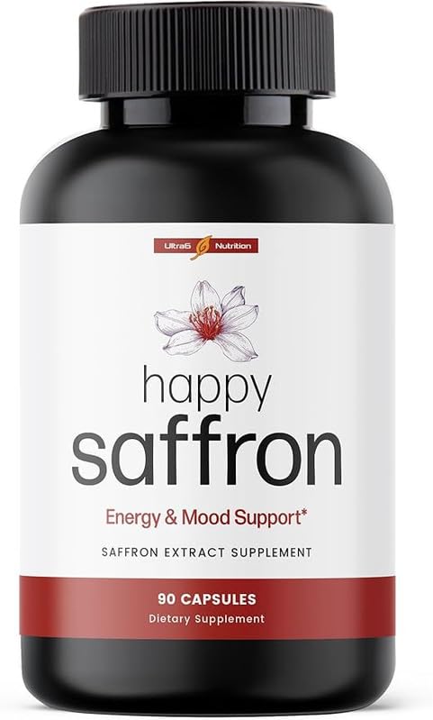Evorina Ultra6 Nutrition Happy Saffron Supplements - 100% Pure Saffron Extract Supplement for Eye Health Support - Mood Enhancer for Women & Men (90 Servings) | High Strength Herbal Supplement | Clean Label Ayurvedic Wellness-image-13