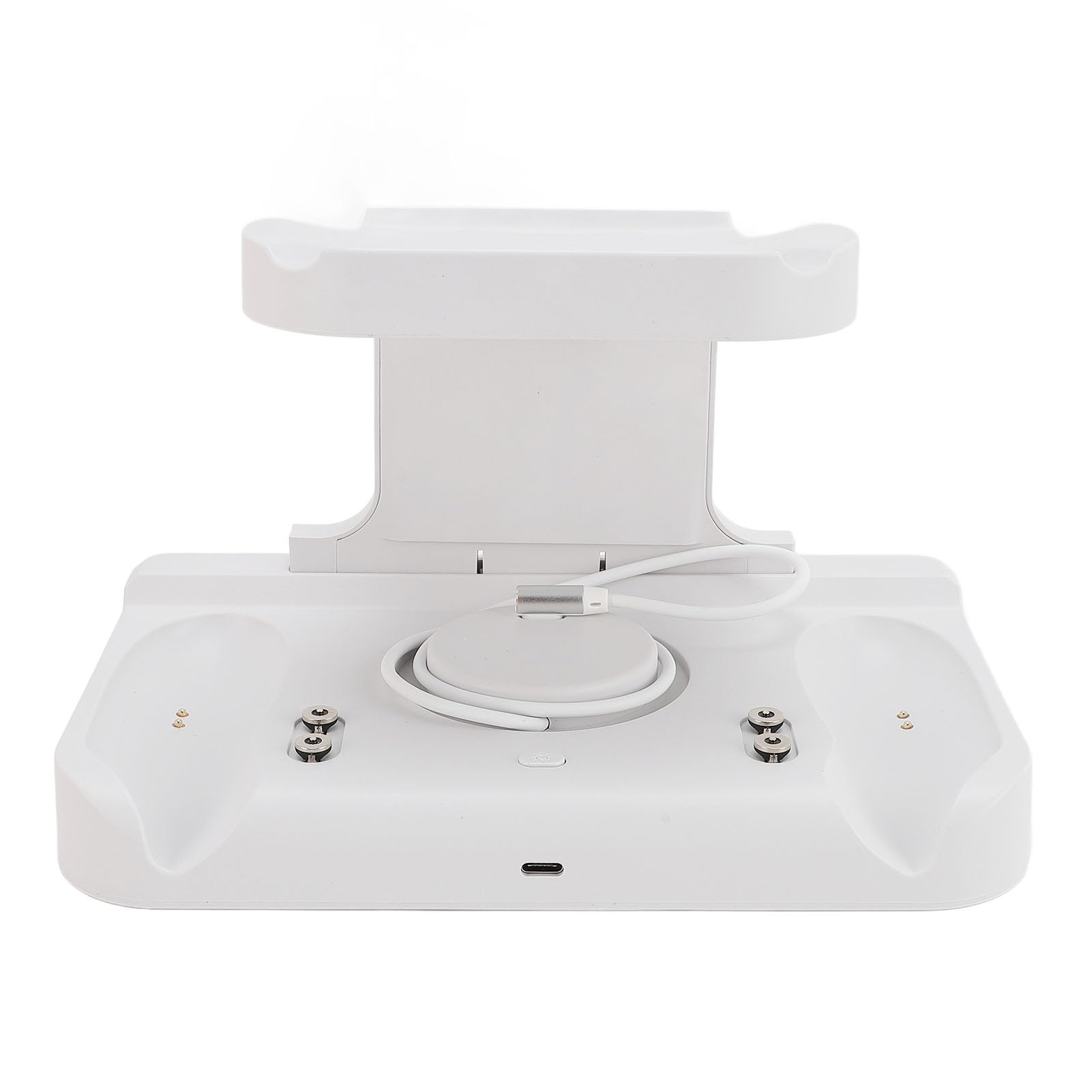 Stazione di Ricarica per Dispositivi Multipli, Cuffia Magnetica USB C VR PD 18W e Supporto di Ricarica per Controller, Dock di Ricarica con Luce RGB per 3S (Spina europea)