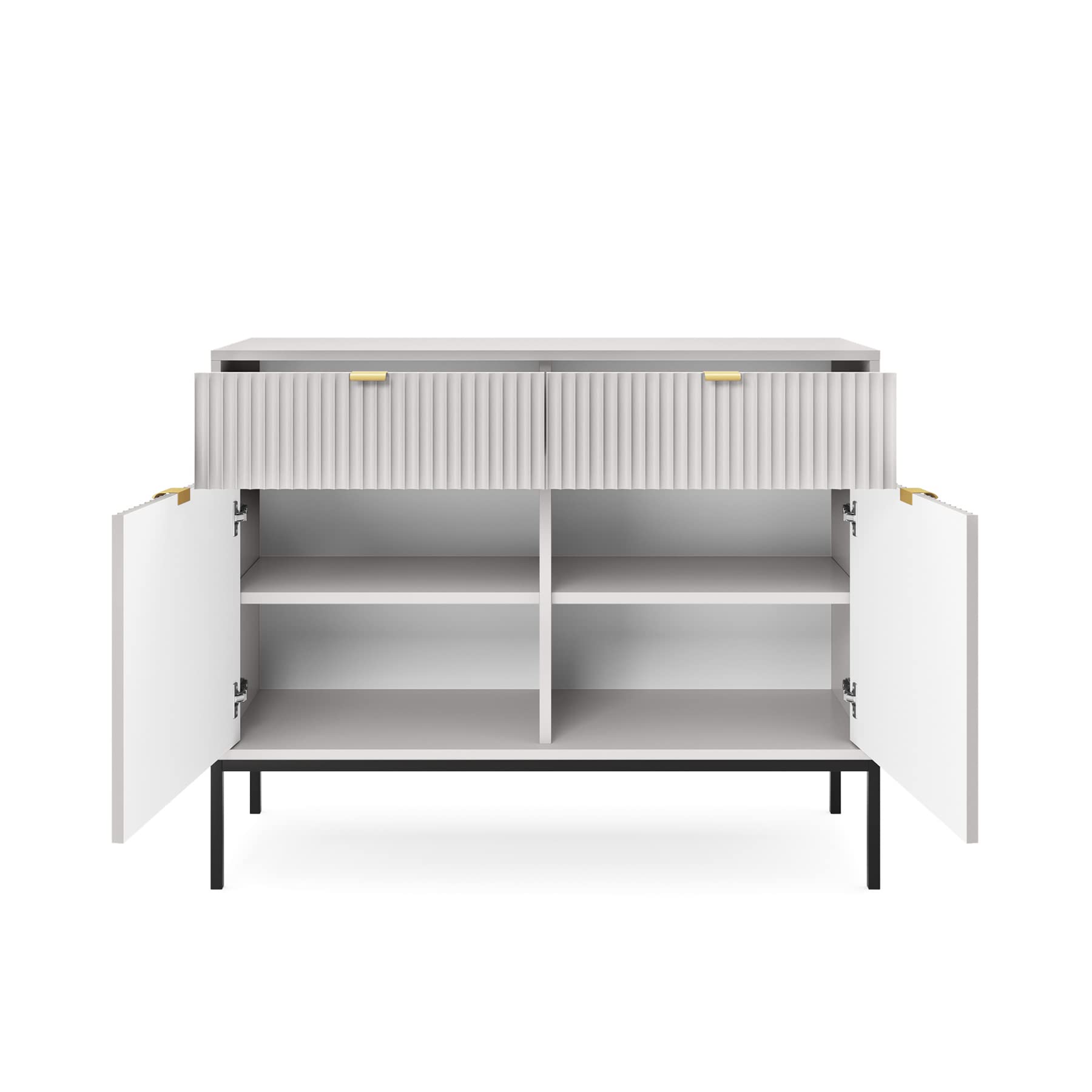 Selsey VELLORE-Commode 2 Portes, 104 cm x 83 cm x 39 cm
