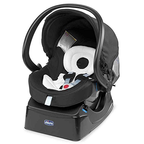 Chicco Auto-Fix Fast, Silla de coche grupo 0+ Isofix, negro (Night)
