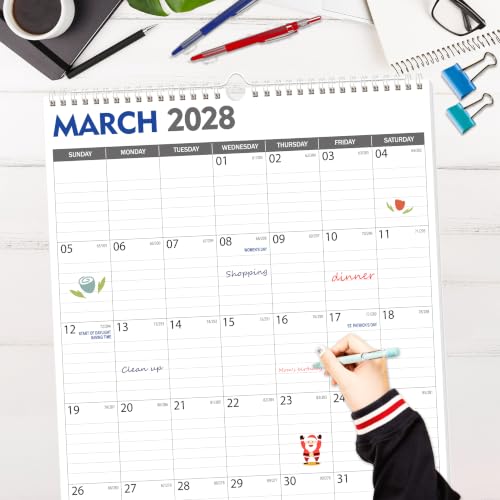 Image of GuassLee Extra Large Wall Calendar 2027-2028, 18 Month, 20 inchx30 inch