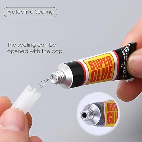 جل سوبر جلو شفاف غير قابل للتنقيط، سريع الجفاف، لاصق فوري مع اداة توزيع دقيقة، 3 غرام لكل انبوب، صمغ فوري للبلاستيك والمعدن والسيراميك والاحذية والخشب والجلد والحرف اليدوية، عبوة من 3 قطع