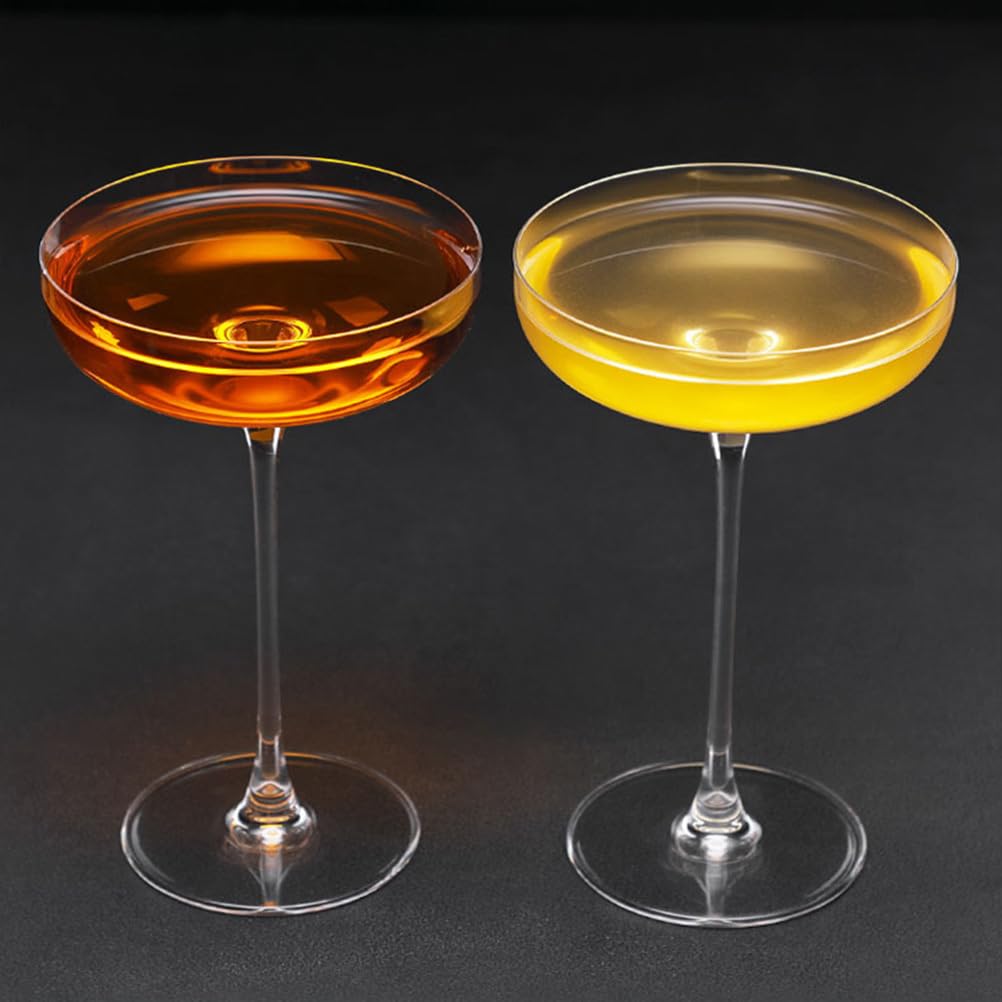 Angoily Vintage Coupe Glasses, Crystal Cocktail Glass, Martini Glasses, Wine Glasses, Drinking Glasses Cocktail