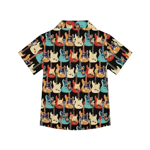 SYtrade Boys Button Down Shirts Short Sleeve Novelty Casual Hawaiian Beach Shirts for Girls2