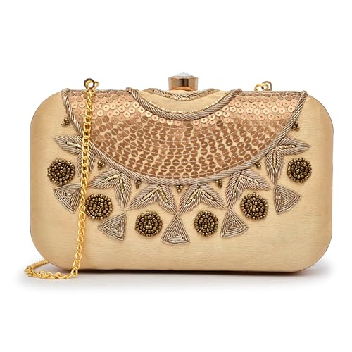 Image of For The Beautiful You Neck Embroidered Women's Clutch