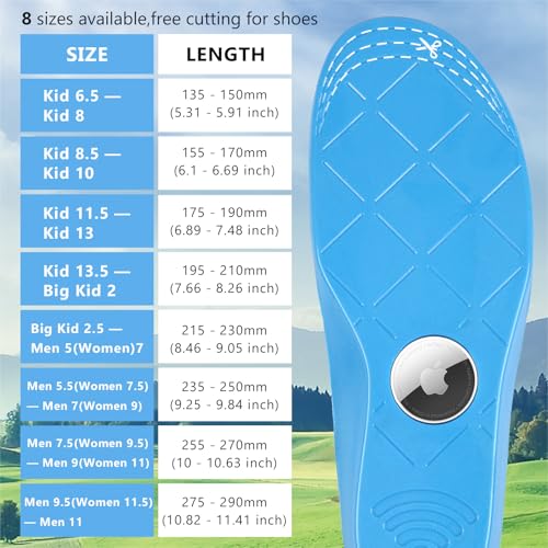 Image of Kids Tracking Insole for Air Tag Shoes Insert for AirTag Holder Case | undetectable hidden gps tracker for older people toddler children pocket