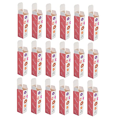 GOOHOCHY Cajas De 50 Piezas caja de pintalabios cajas para labiales Caja de labial pcs lápiz labial vacío accesorios de embalaje de estuches para paquetes de cartulina rosa