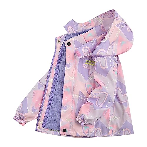 Kids Girls 2 Piece Polar Jacket Coat Fleece Lined Sherpa Full Zip Sweatshirt Teens Light Warm Winter Outerwear Girls3