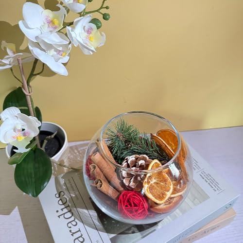 image for Qingbei Rina Christmas Potpourri Bags,Cinnamon/Apple/Pine Scented Potp