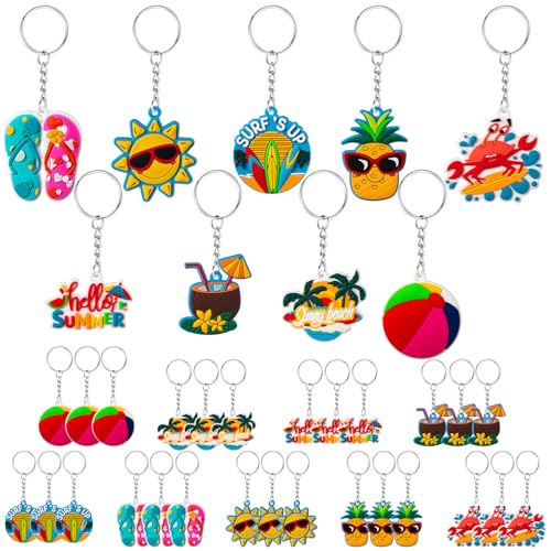 Dijes de playa Luau ideales como recuerdos de fiesta y llavero de verano