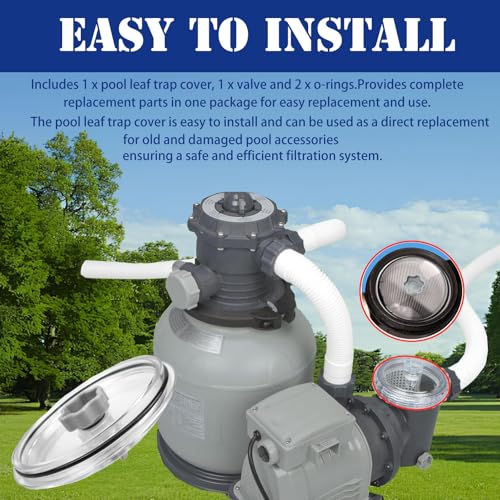 Fonixte SF801101 Pool Leaf Trap Cover Lid, ORing, Valve Kit