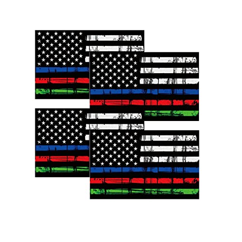 Image of deemars 2PCS USA American Metal Flag Auto Fender Emblem, American Flag Car Decal, 3D Mini Patriotic Badge Car Sticker, Universal Car Emblems and Badges for Most Cars (US Flag-A)
