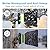 12Pack Outdoor Faucet Covers for Winter - 6.7"W x 8.3"H Hose Bib Covers for Winter Freeze Protection with Reflective strips Outside Spigot Pipe Reusable Waterproof Insulated backflow Cover,Black
