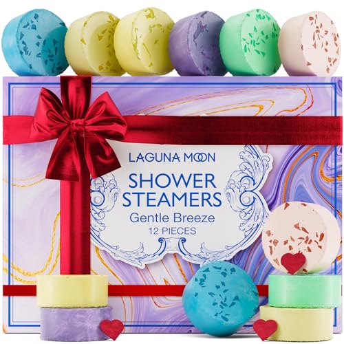 Image of Aromatherapy Shower Steamers - 12pc Variety Pack Essential Oil Shower Steamers - Self Care, Nasal Relief, Relaxation, Pampering Vapor Shower Tablets for Home Spa, Christmast Set, Gifts for Men, Women